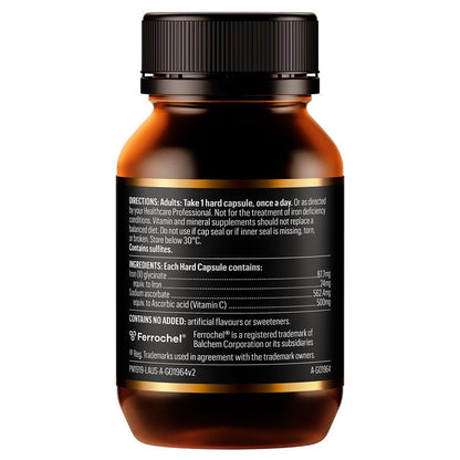GO Healthy Iron + Vitamin C 30 Hard Capsules