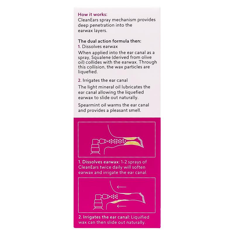 BioRevive Clean Ears Spray 30ml - Gentle Earwax Removal Solution