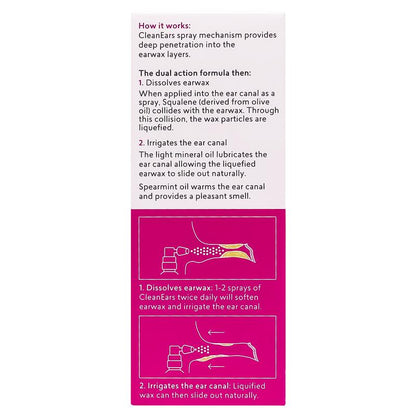 BioRevive Clean Ears Spray 30ml - Gentle Earwax Removal Solution