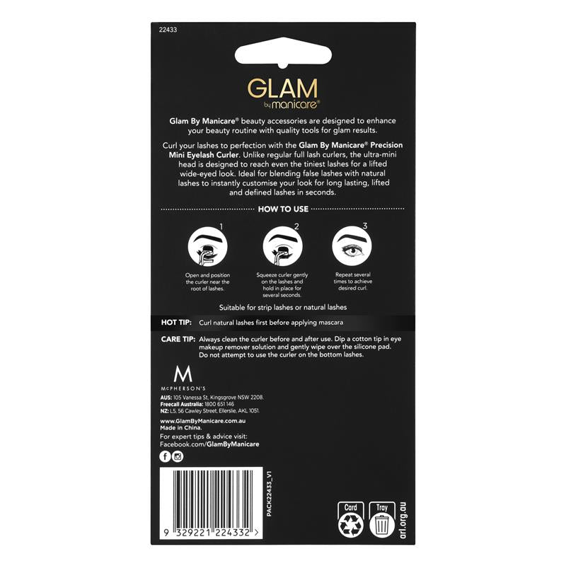Glam By Manicare Precision Mini Eyelash Curler
