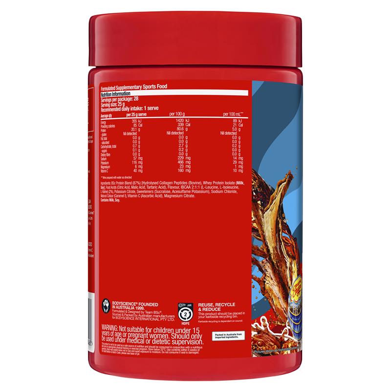 BSc x Chupa Chups Protein Water Cola 700g