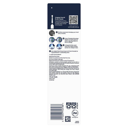 Oral-B Power Toothbrush Everyday Clean Refills 2 Pack