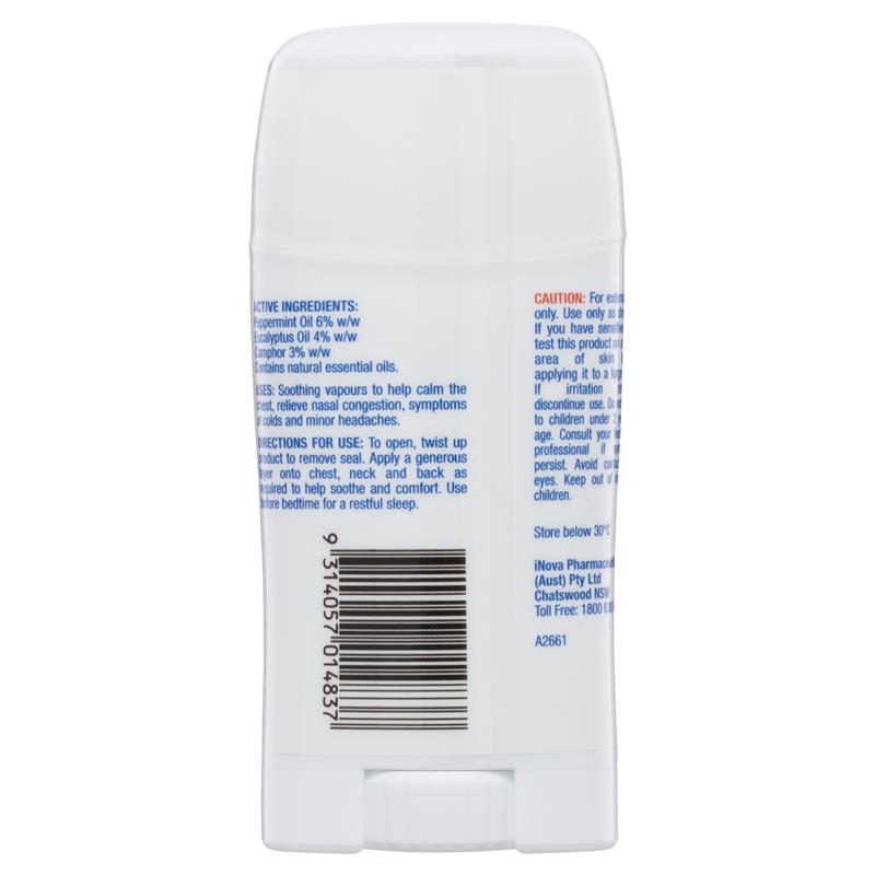 Demazin Chest Rub Stick 40g - Natural Relief for Cold Symptoms