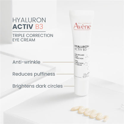 Avene Hyaluron Activ B3 Triple Correction Eye Cream 15ml