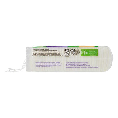 Swisspers 3in1 Argan Oil & Vitamin E Cleanser Infused Pads - 60 Pack