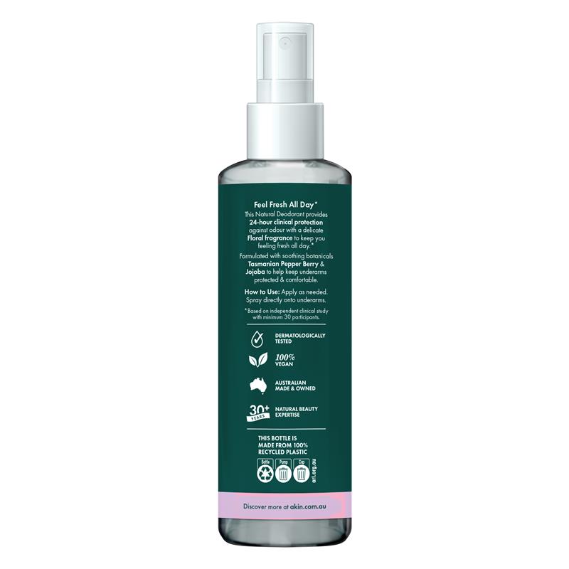 Akin Geranium & Wood Deodorant Spray 150ml