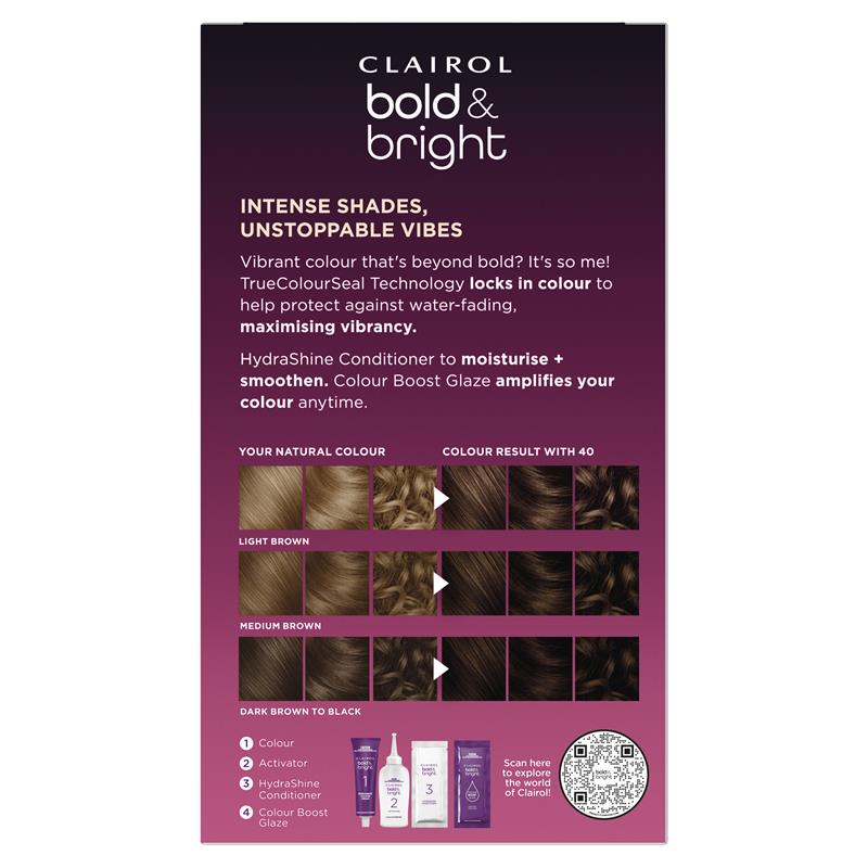Clairol Bold & Bright Permanent Hair Colour 40 Cafecito