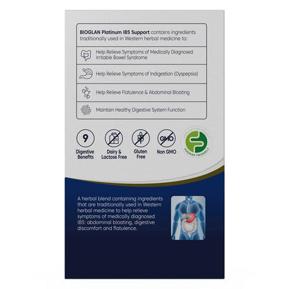 Bioglan Platinum IBS Support Triple Action 50 Tablets
