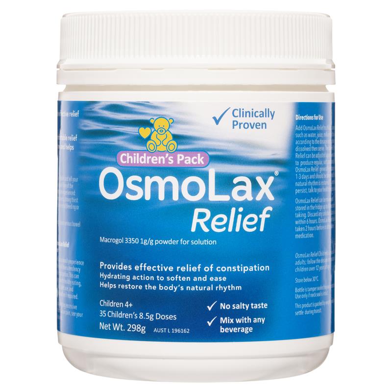 OsmoLax Relief Children's Laxative Powder 35 Dose 298g - Gentle Constipation Relief for Kids