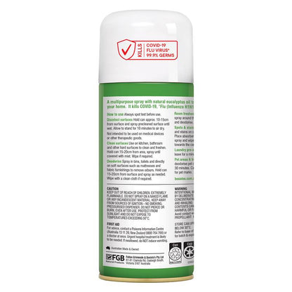 Bosisto's Eucalyptus Spray 200g - Natural Disinfectant & Deodorizer