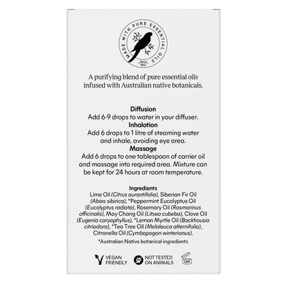 Bosisto's Native Purify Oil 15ml - Essential Oil Blend with Australian Botanicals