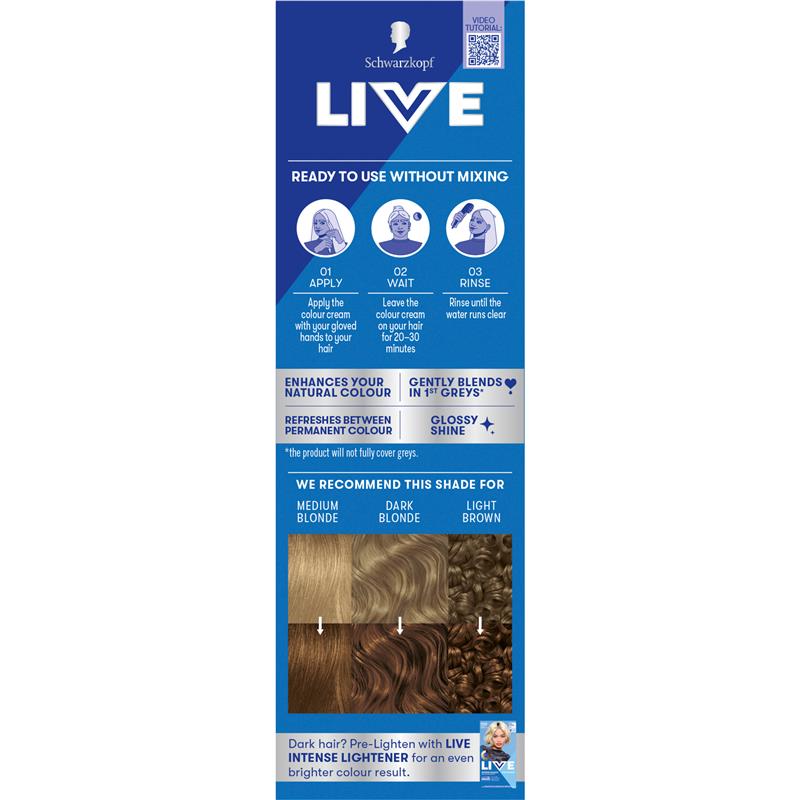 Schwarzkopf LIVE Colour Hazelnut Semi Permanent 75ml