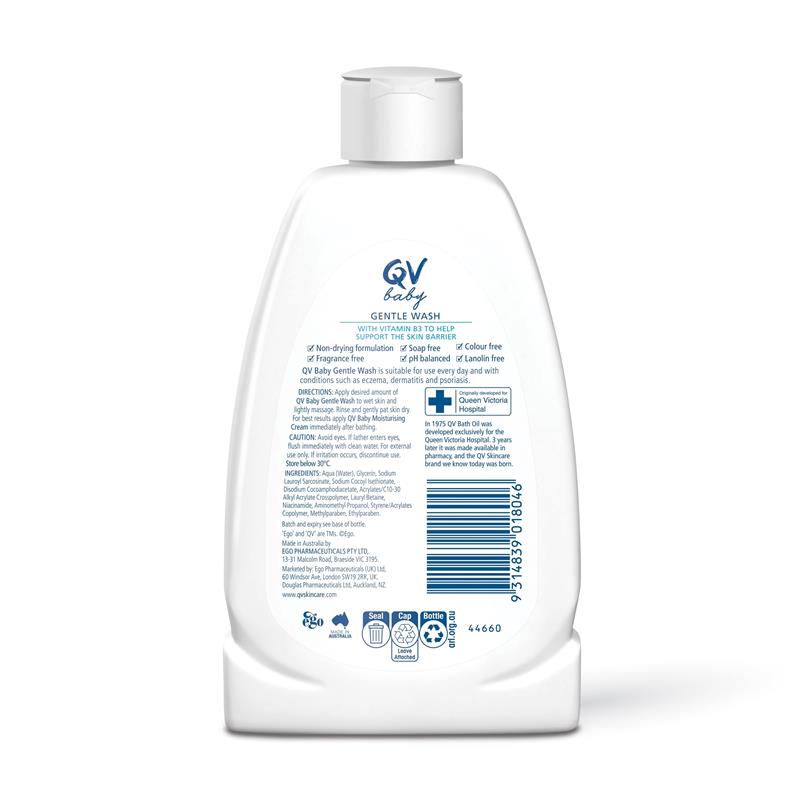 QV Baby Gentle Wash - 250g