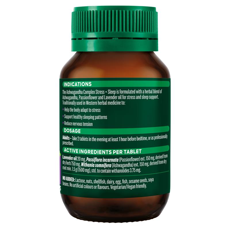 Thompson's Ashwagandha Complex Stress + Sleep 60 Tablets