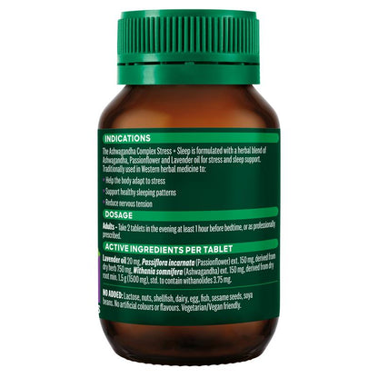 Thompson's Ashwagandha Complex Stress + Sleep 60 Tablets