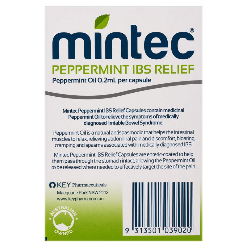 Mintec Peppermint IBS Relief - 60 Capsules