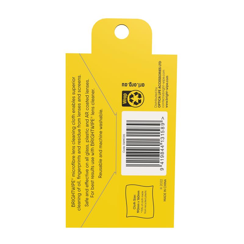 BrightWipe Microfibre Cleaning Cloth