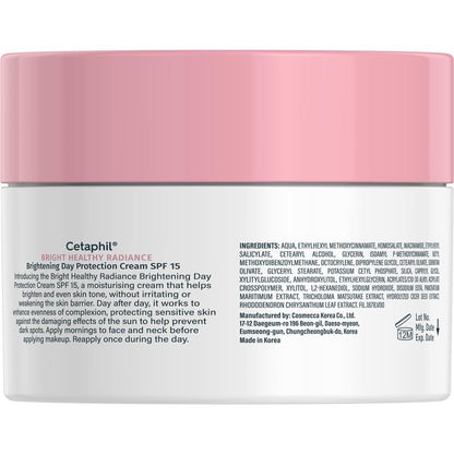 Cetaphil Bright Healthy Radiance Brightening Day Protective Cream SPF15 50g