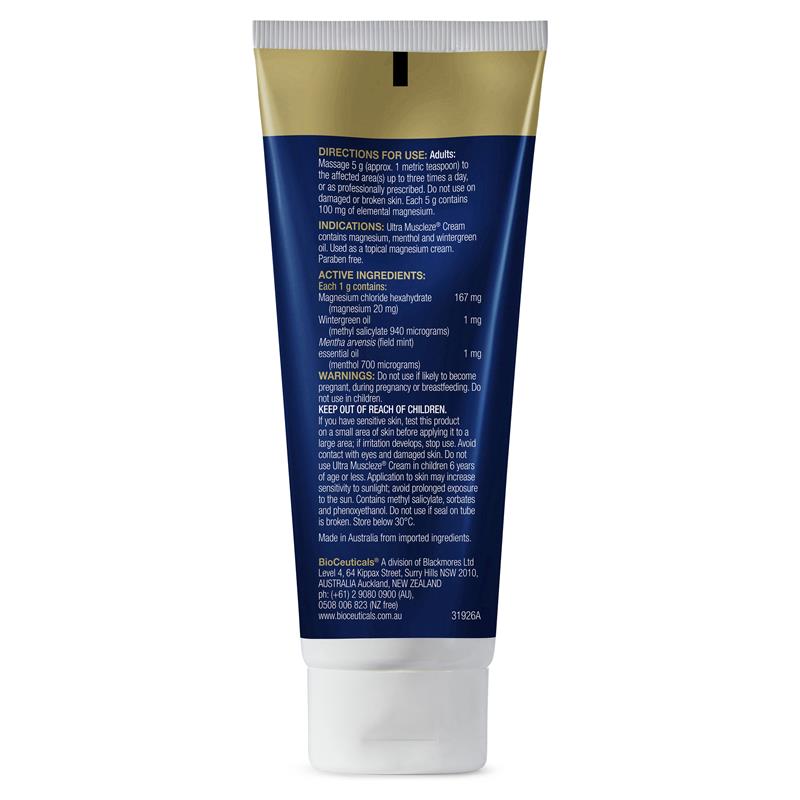 BioCeuticals Ultra Muscleze® Cream 100g