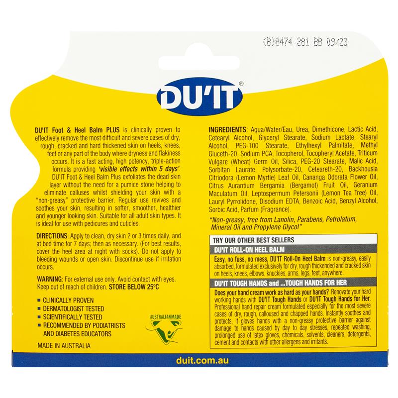 DU'IT Foot & Heel Balm Plus - 50g