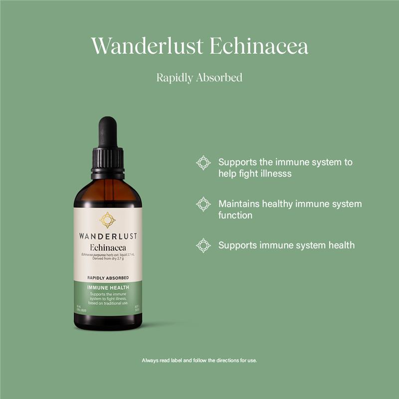 Wanderlust Echinacea Drops 90ml