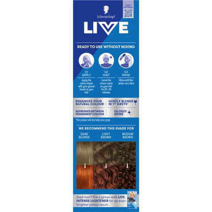 Schwarzkopf LIVE Colour Aztec Copper Semi Permanent 75ml