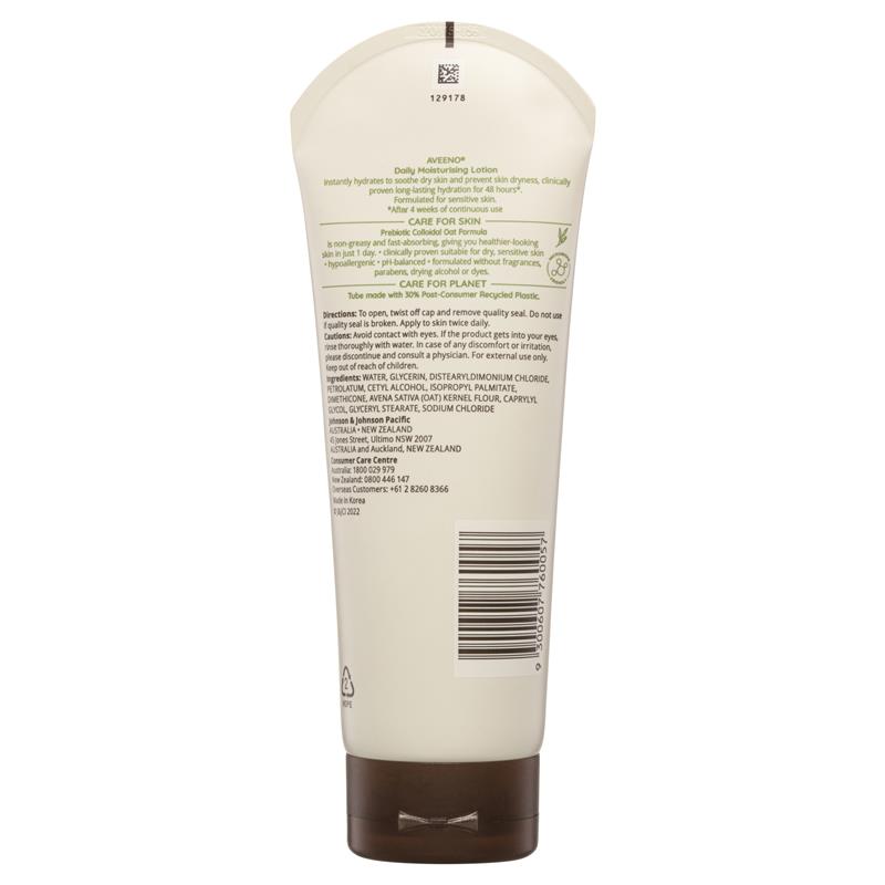 Aveeno Daily Moisturising Body Lotion - Fragrance Free 225mL