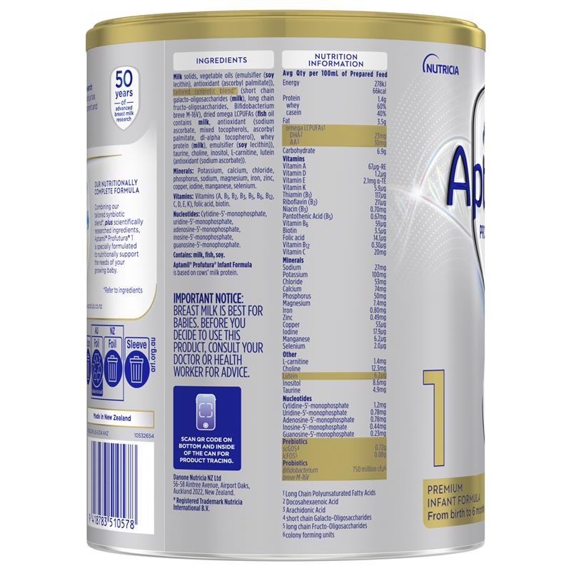 Aptamil Profutura Synbiotic+ Stage 1 Infant Formula 800g