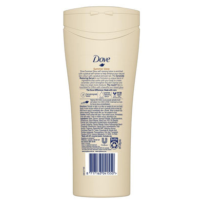 Dove Summerglow Body Lotion Fair to Medium Skin 250ml - Radiant Hydration