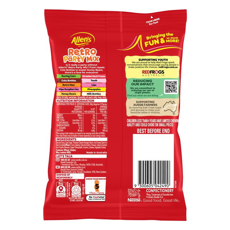 Allens Retro Party Mix 190g
