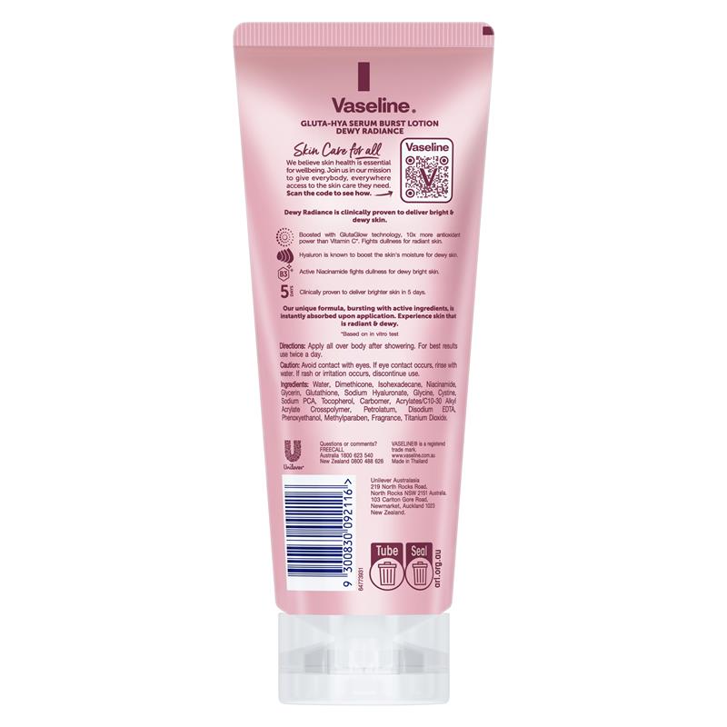 Vaseline Gluta-Hya Serum Boost Lotion Dewy Radiance 200ml - Hydrate & Illuminate