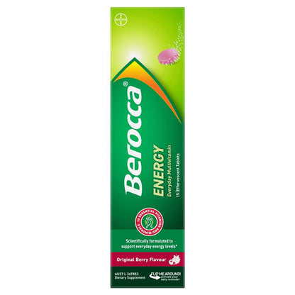 Berocca Energy Original Berry 15 Effervescent Tablets