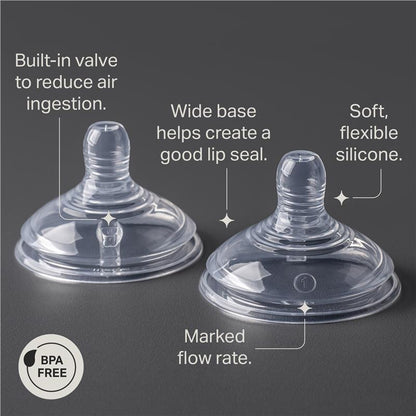 Tommee Tippee Natural Start Extra Slow Flow Teat 2 Pack