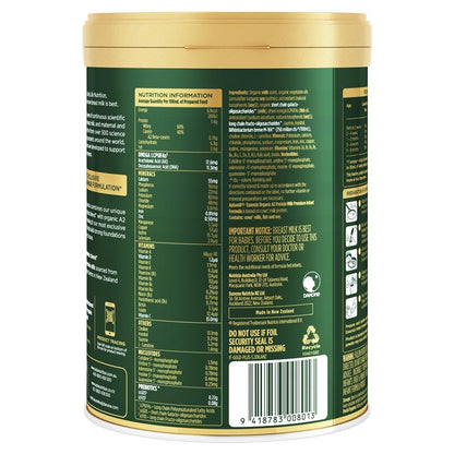 Aptamil Essensis Organic A2 Protein Milk 1 Premium Infant Formula From Birth to 6 Months 900g