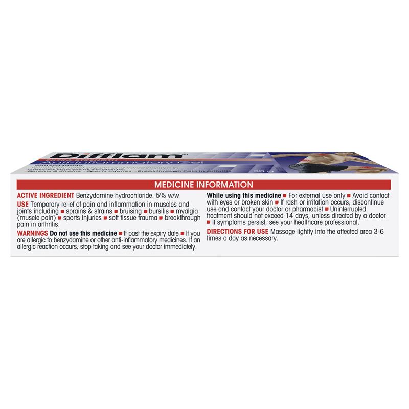Difflam Extra Strength Anti-Inflammatory Gel 30g - Maximum Relief
