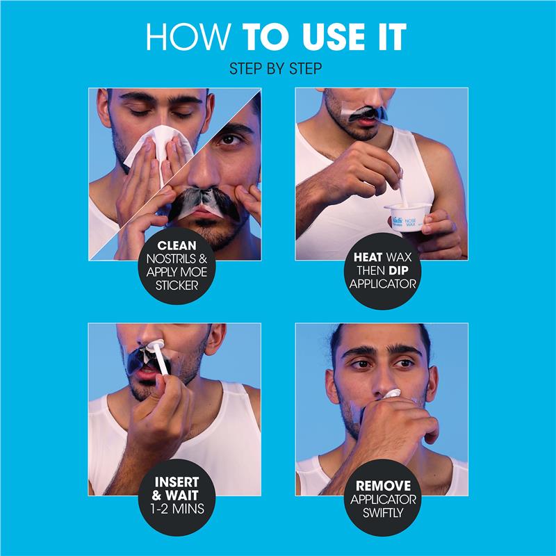 Nad's for Men Nose Wax 30g - Quick and Easy Nose Hair Removal