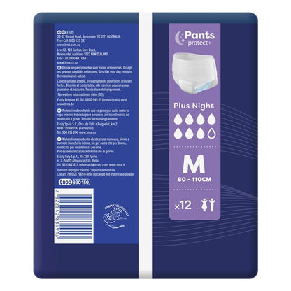 TENA Protect+ Plus Night Incontinence Pants Medium 12-Pants