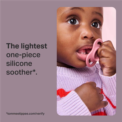 Tommee Tippee Ultralight Soother Day 0-6 Months 2 Pack