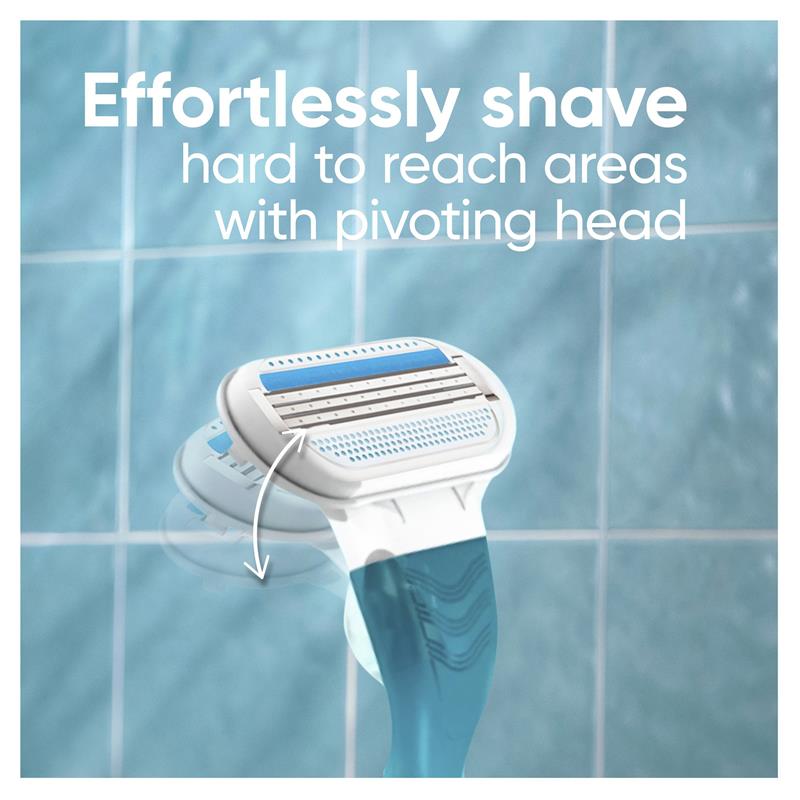 Gillette Venus Smooth Women's Razor Blade Refills 8 Pack - Effortless Shaving