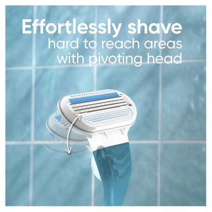 Gillette Venus Smooth Women's Razor Blade Refills 8 Pack - Effortless Shaving