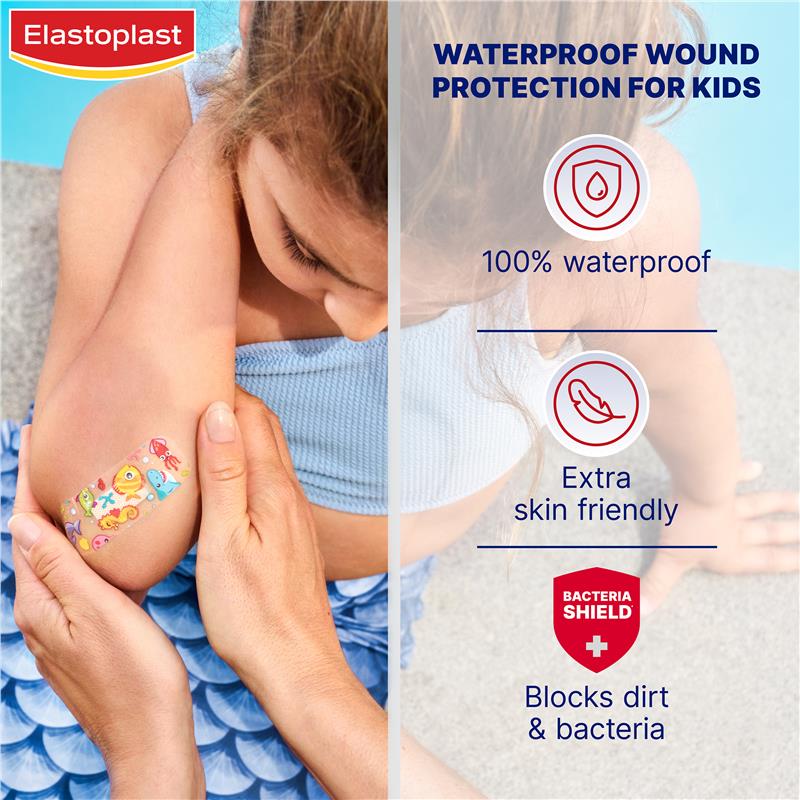 Elastoplast Kids Waterproof Strips - 20 Pack