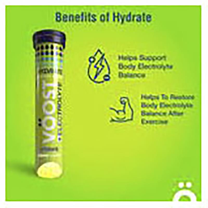 Voost Hydrate Lemon + Lime Effervescent Tablets - 60 Pack