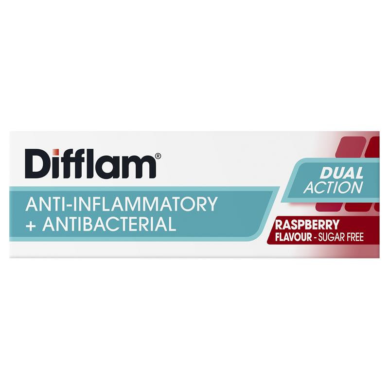 Difflam Sore Throat Sugar-Free Raspberry Lozenges - 16 Count