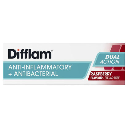 Difflam Sore Throat Sugar-Free Raspberry Lozenges - 16 Count