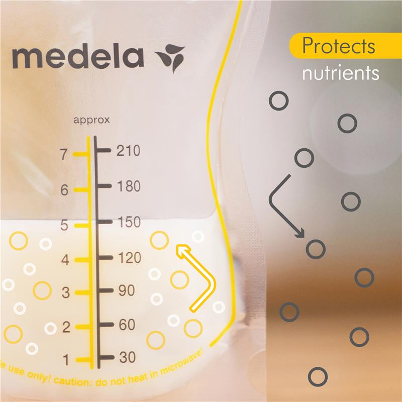 Medela Easy Pour Breast Milk Storage Bags - 50 Pack