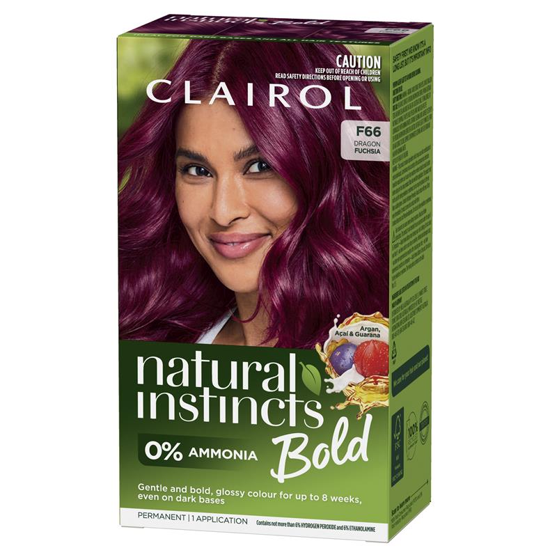 Clairol Natural Instincts Bold Fuchsia Permanent Hair Colour