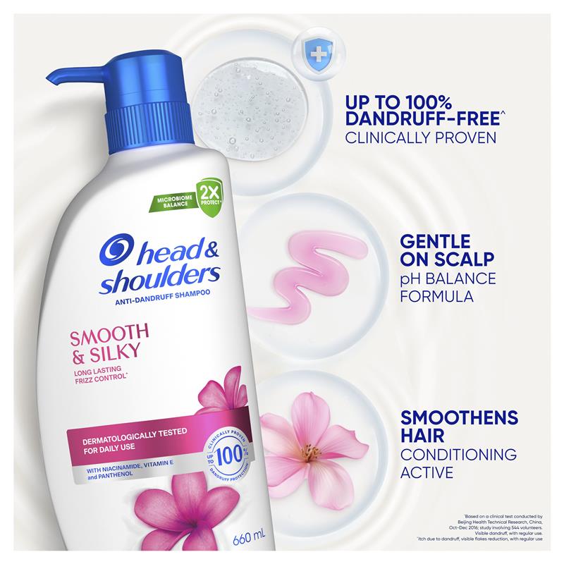 Head & Shoulders Smooth & Silky Shampoo 660ml