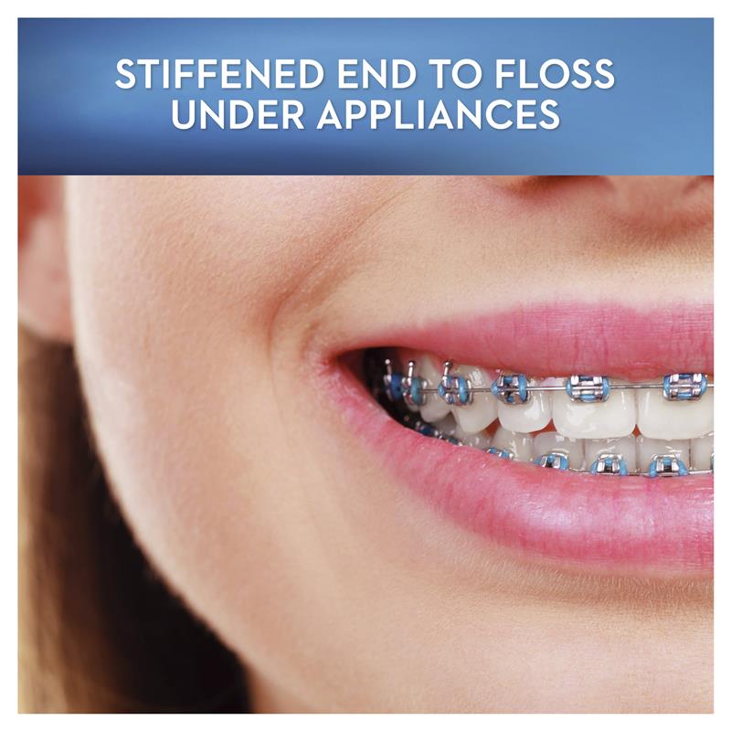 Oral B Superfloss Dental Floss Pre-Cut Strands 50 Pack - Ideal for Braces