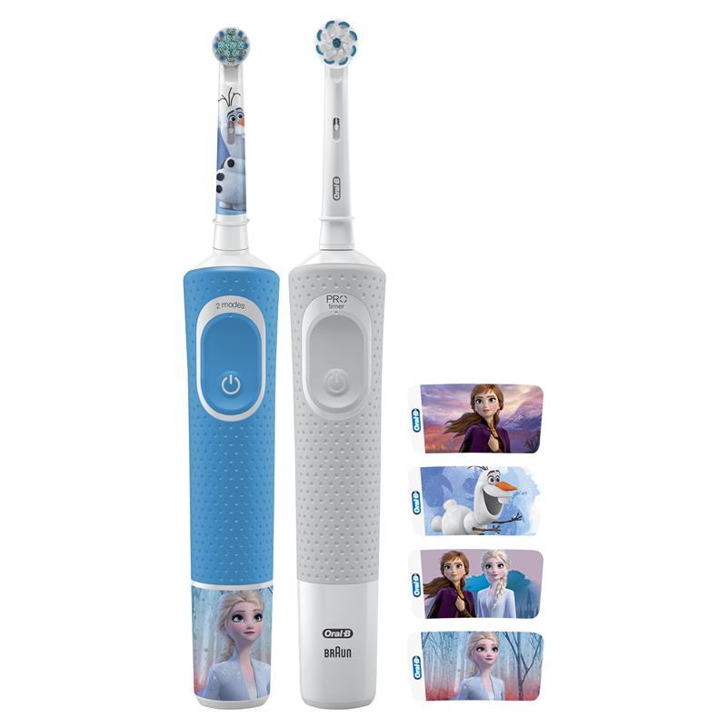 Oral B Power Toothbrush Pro 100 Frozen/Star Wars Pack - Fun and Effective Oral Care for Kids