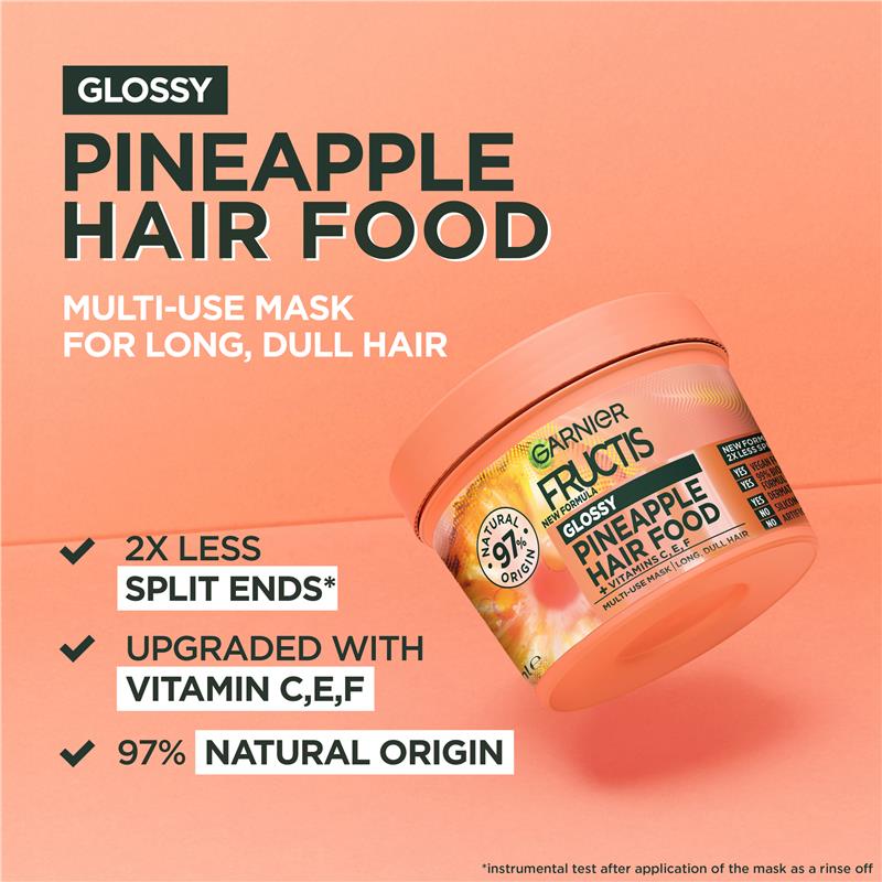 Garnier Fructis Pineapple Hair Food Treatment - 390ml